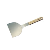 Espátula para Hambúrgueres em Aço Inoxidável e Madeira (30 cm) – BARBECOOK