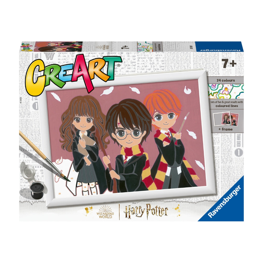 Pintura por números Harry Potter: O Trio Mágico – Ravensburger