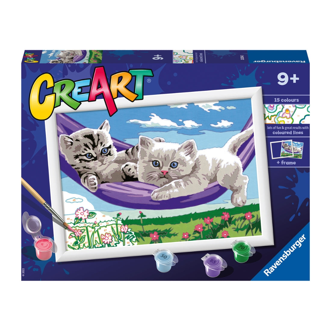 Pintura por números Gatinhos na Rede – Ravensburger