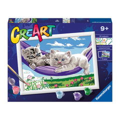 Pintura por números Gatinhos na Rede – Ravensburger