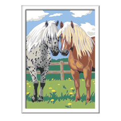 Pintura por números Par de Cavalos – Ravensburger