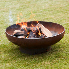 Lareira Jack 75 em Aço Corten Enferrujado – BARBECOOK